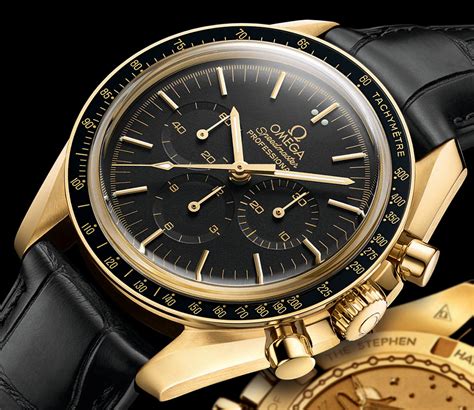 omega full gold speedmaster|Omega Speedmaster price list.